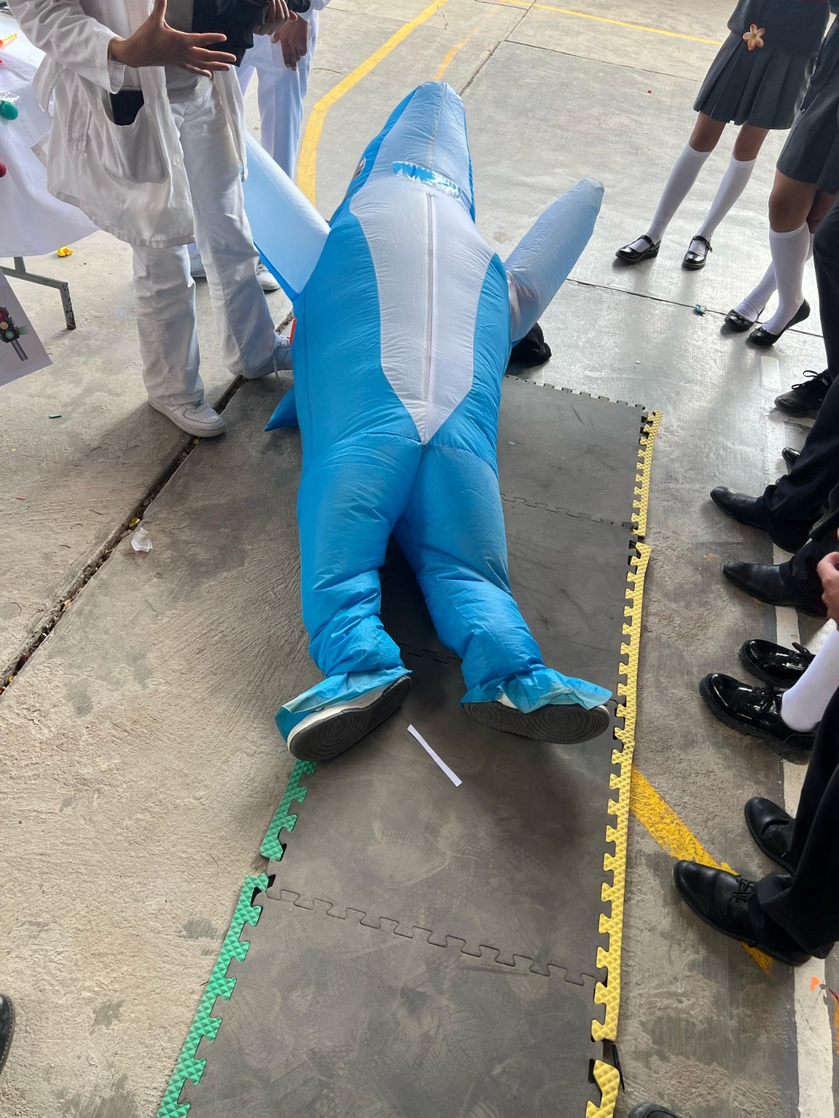 simulacro en caso de combulciones 